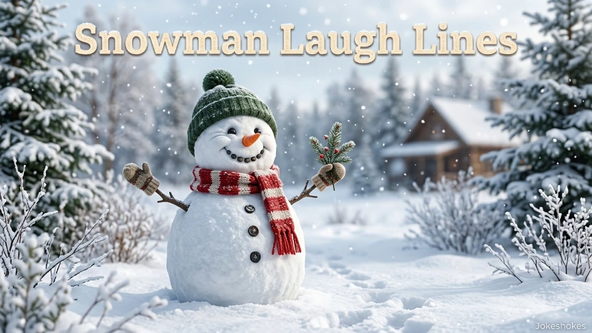 Snowman Laugh Lines