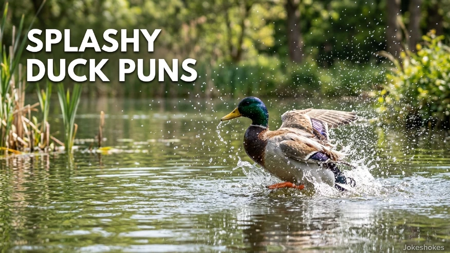 Splashy Duck Puns