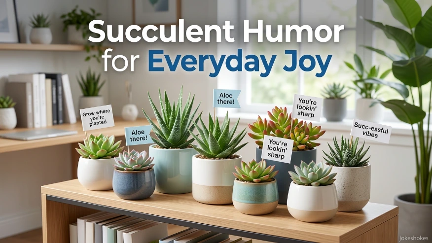Succulent Humor for Everyday Joy