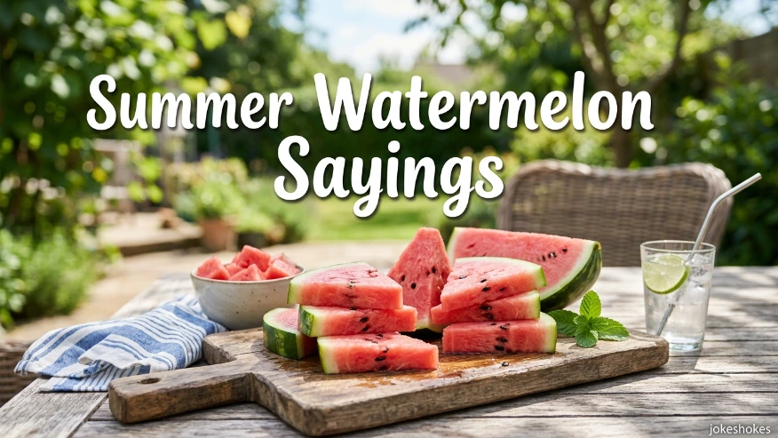 Summer Watermelon Sayings