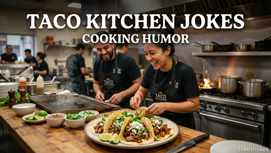 Taco kitchen jokes cooking humor