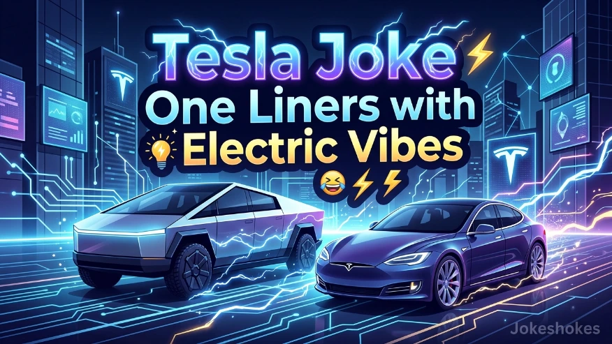 Tesla Joke One Liners with Electric Vibes