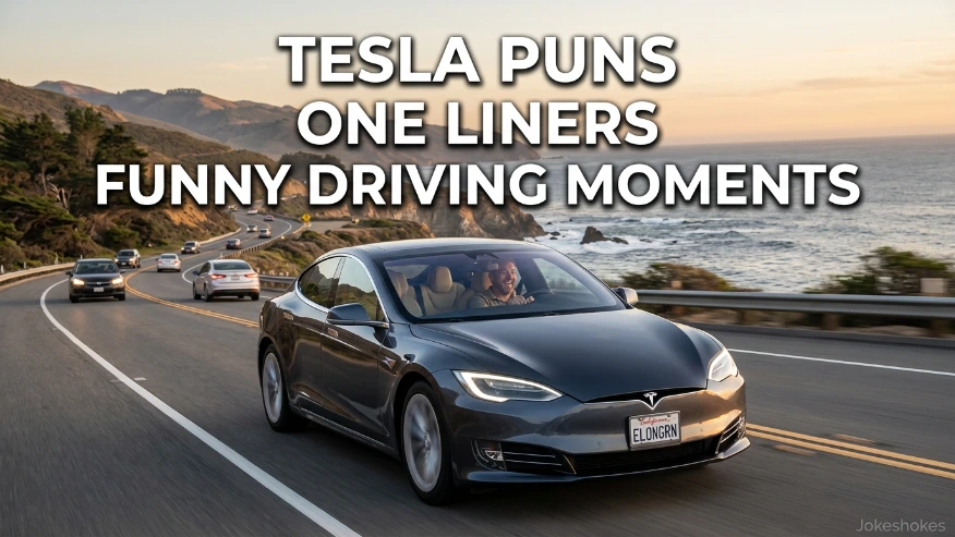 Tesla Puns One Liners Funny Driving Moments