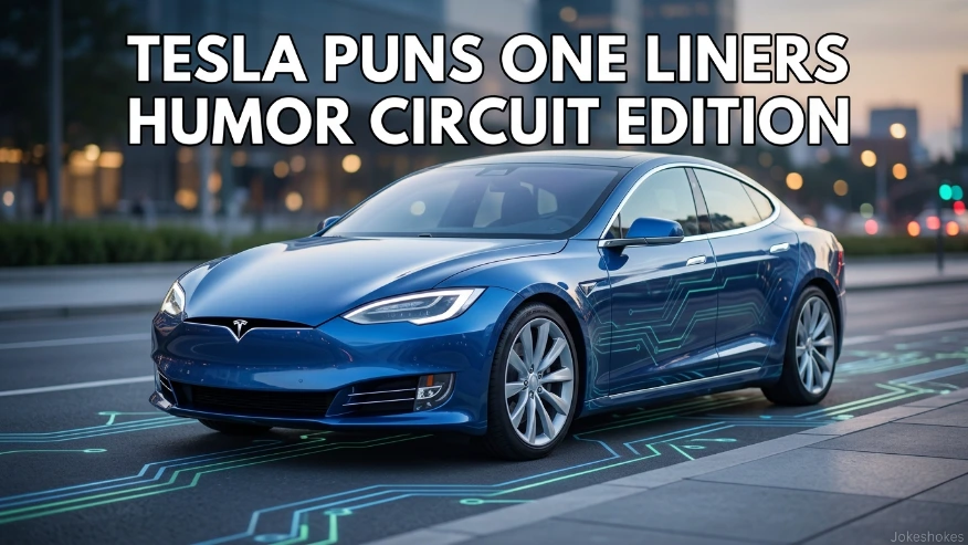 Tesla Puns One Liners Humor Circuit Edition