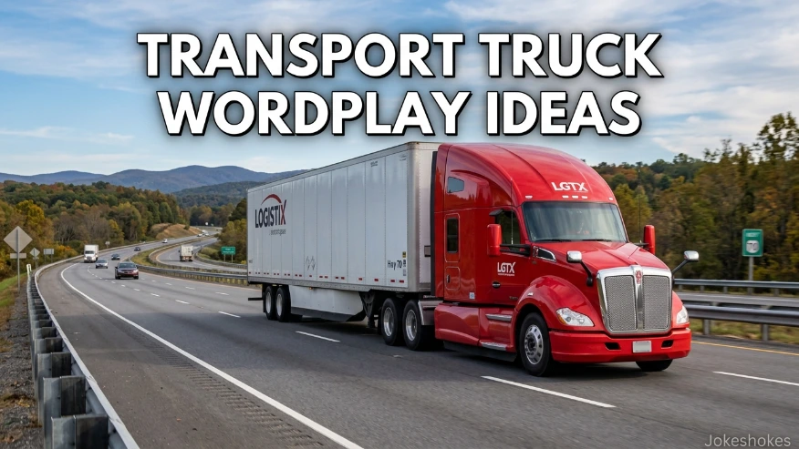 Transport Truck Wordplay Ideas