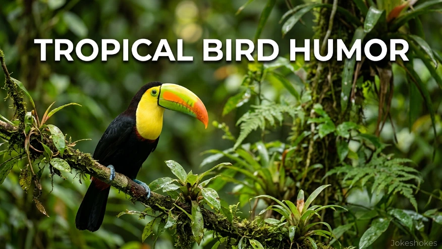 Tropical Bird Humor