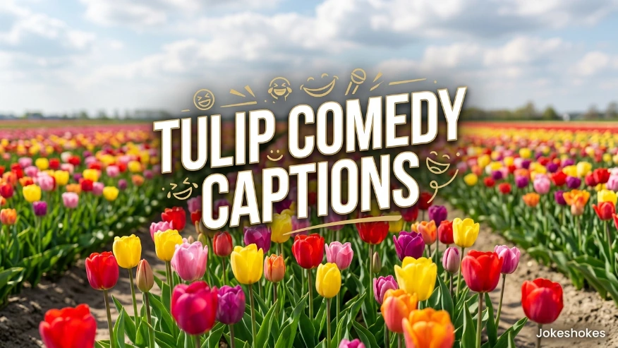 Tulip Comedy Captions