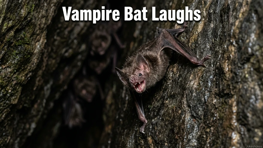Vampire Bat Laughs