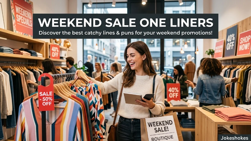 Weekend Sale One Liners