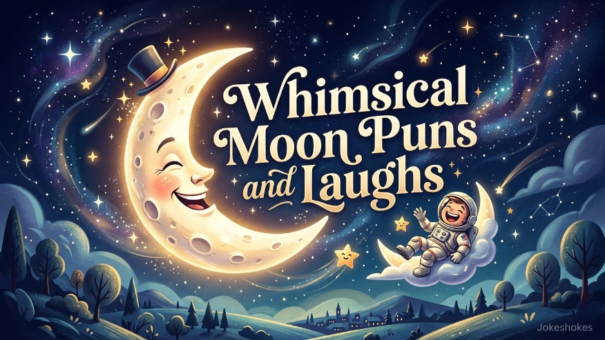 Whimsical Moon Puns and Laughs
