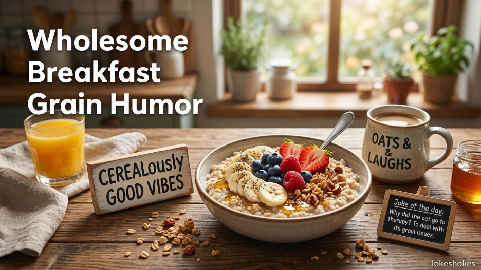Wholesome Breakfast Grain Humor