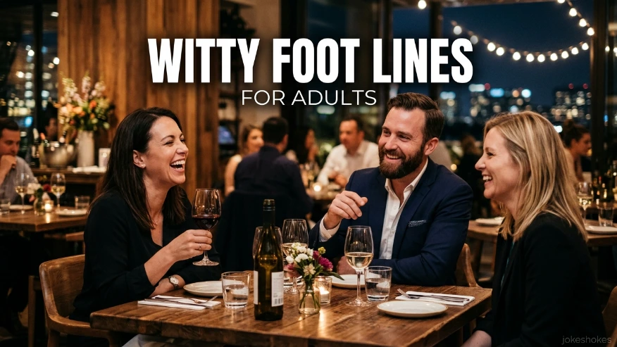Witty Foot Lines for Adults