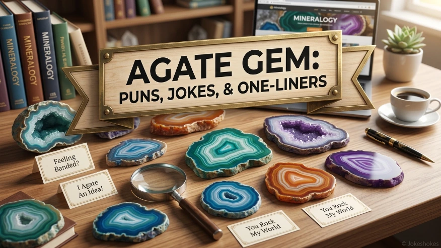 Agate Gem Puns Jokes One Liner