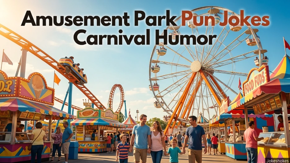 Amusement Park Pun Jokes Carnival Humor