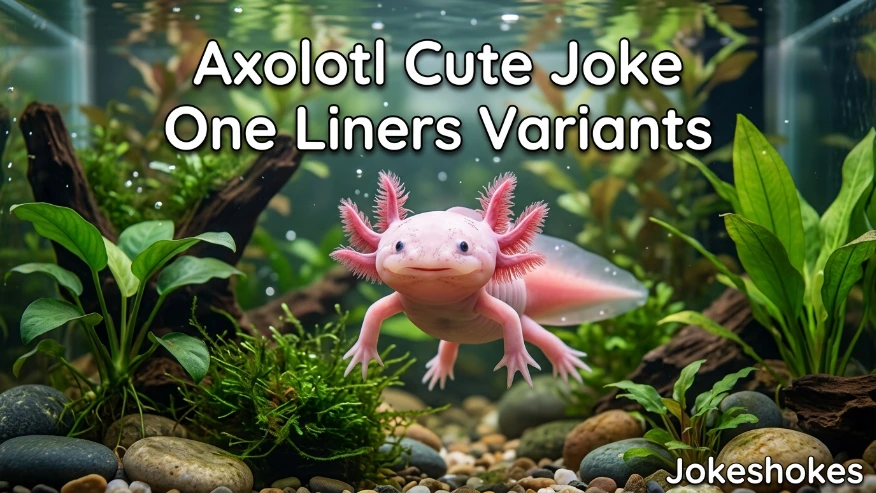 Axolotl Cute Joke One Liners Variants