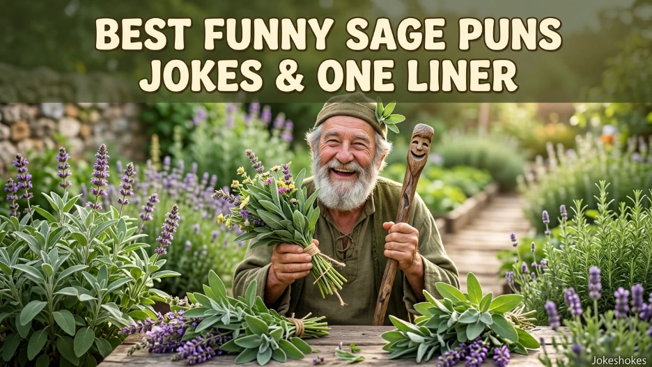 Best Funny Sage Puns Jokes One Liner