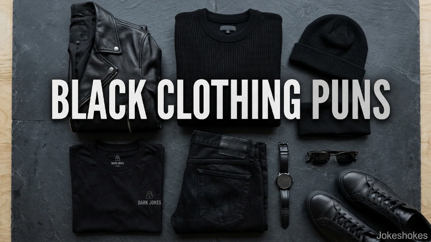Black Clothing Puns