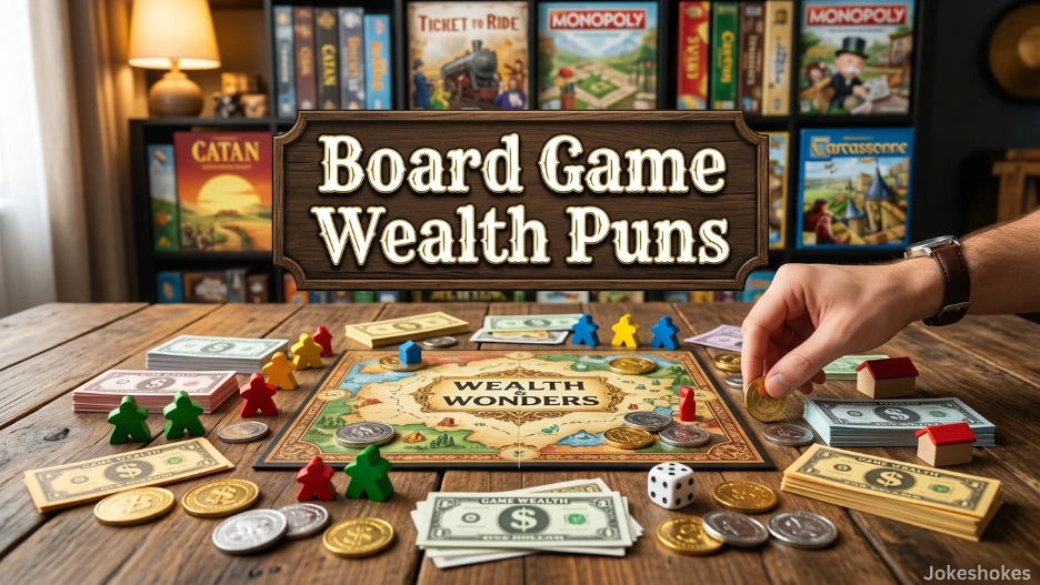 Board Game Wealth Puns