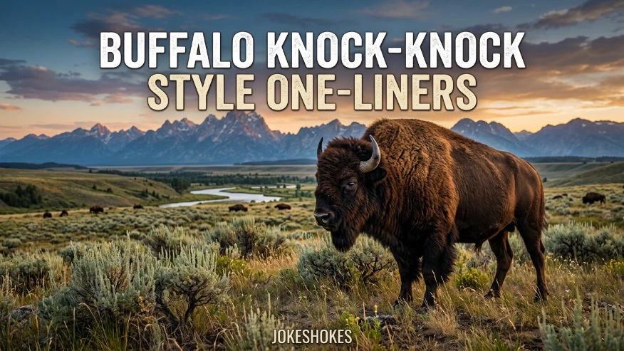 Buffalo Knock-Knock Style One-Liners