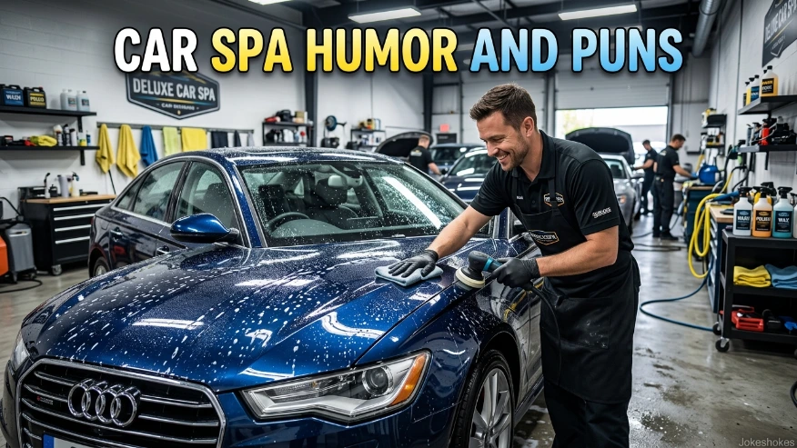 Car Spa Humor and Puns