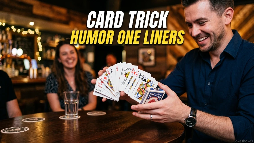 Card Trick Humor One Liners