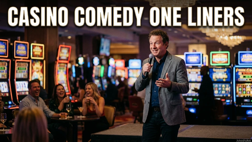 Casino Comedy One Liners