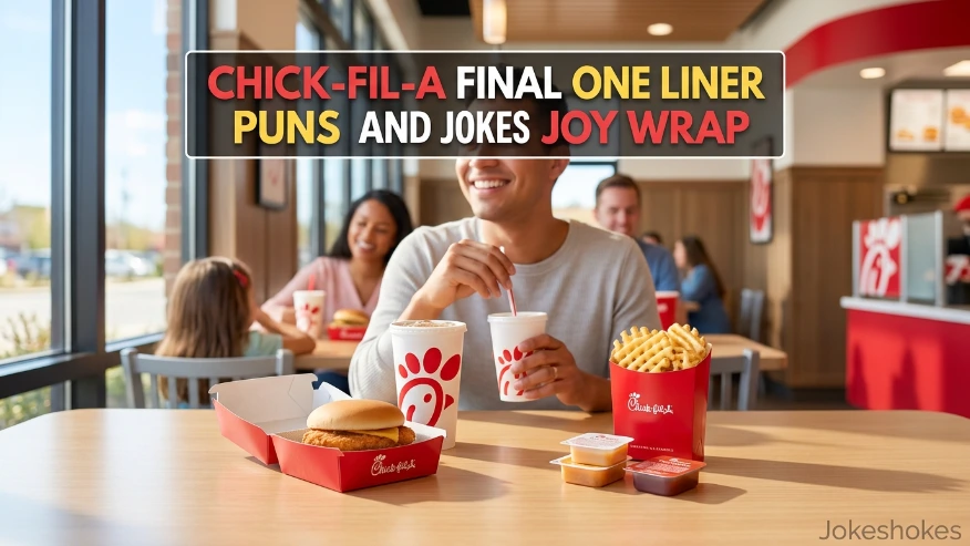 Chick-fil-A Final One Liner Puns and Jokes Joy Wrap