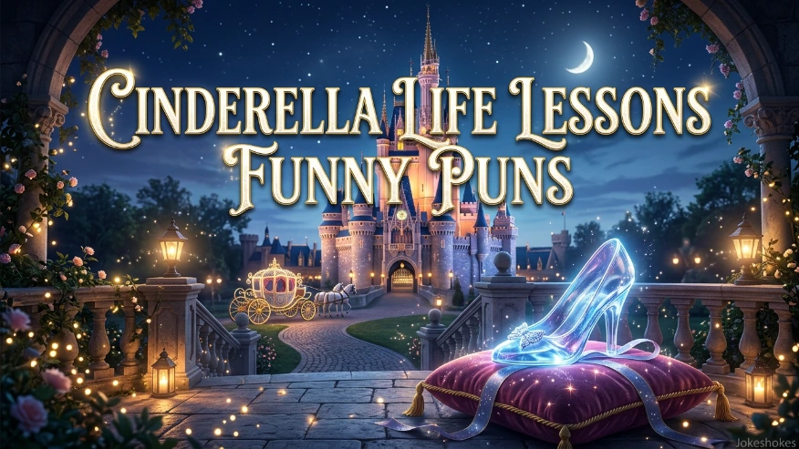 Cinderella Life Lessons Funny Puns