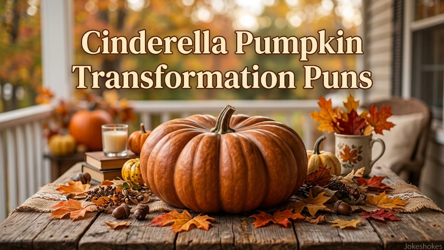 Cinderella Pumpkin Transformation Puns