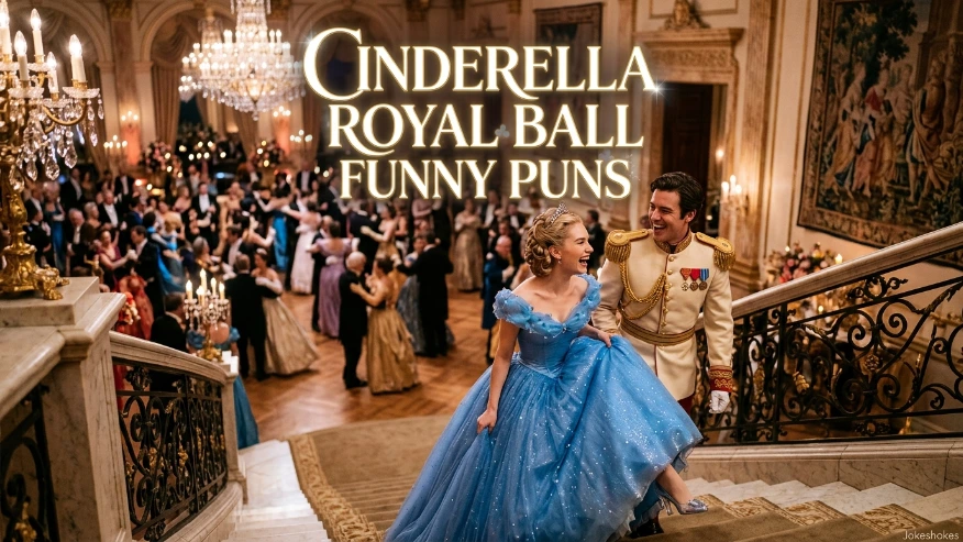 Cinderella Royal Ball Funny Puns