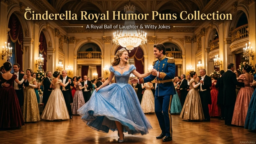 Cinderella Royal Humor Puns Collection