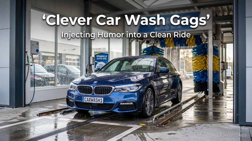 Clever Car Wash Gags