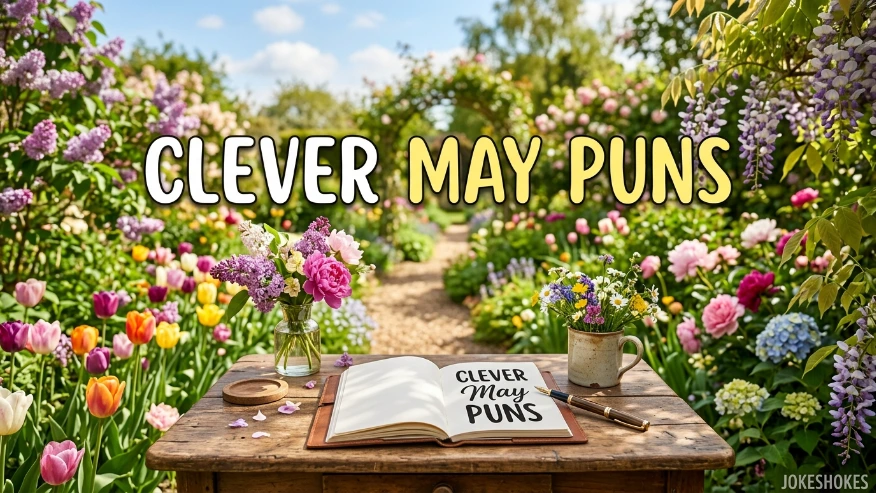 Clever May Puns