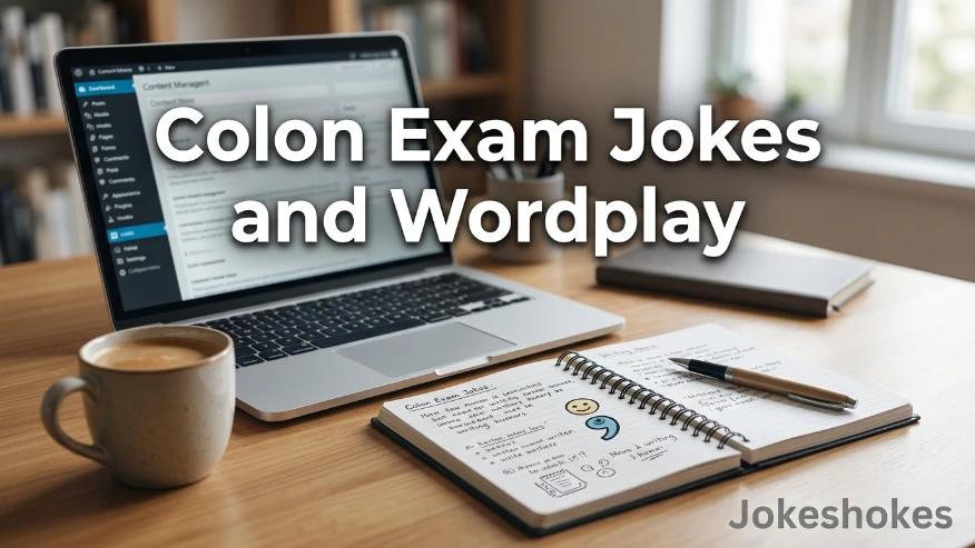 Colon Exam Jokes and Wordplay