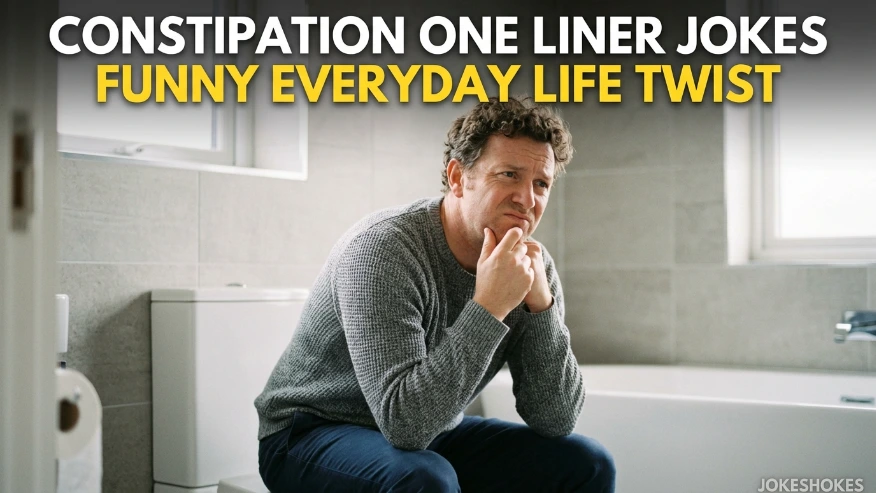 Constipation One Liner Jokes Funny Everyday Life Twist