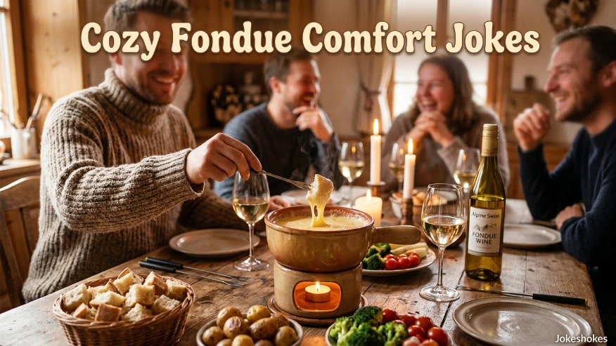 Cozy Fondue Comfort Jokes