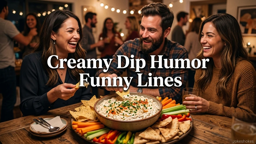 Creamy Dip Humor Funny Lines