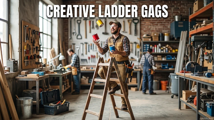 Creative Ladder Gags