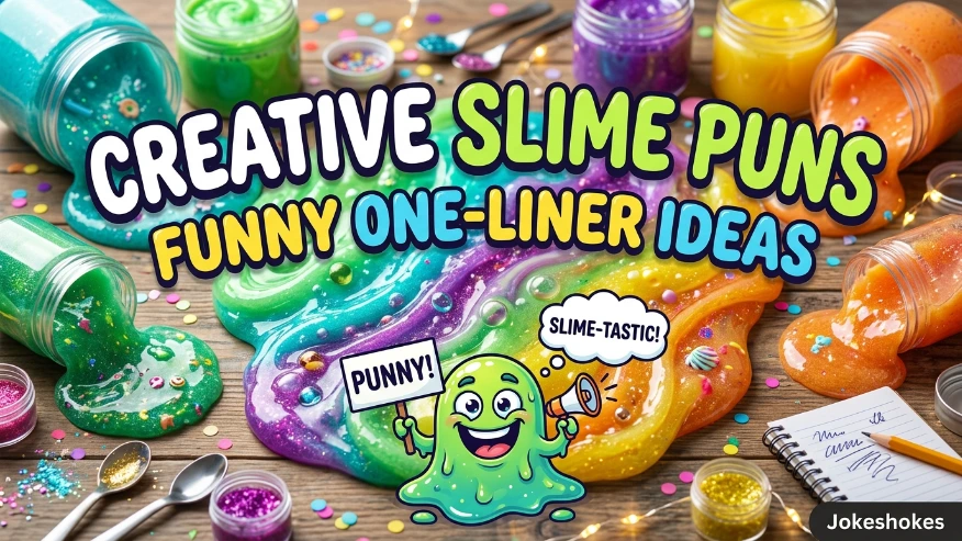 Creative Slime Puns Funny One Liner Ideas