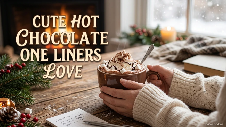 Cute Hot Chocolate One Liners Love