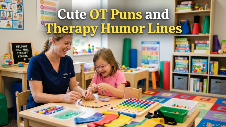 Cute OT Puns and Therapy Humor Lines