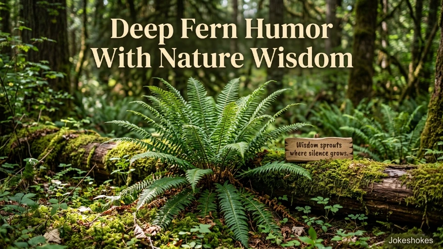 Deep Fern Humor With Nature Wisdom