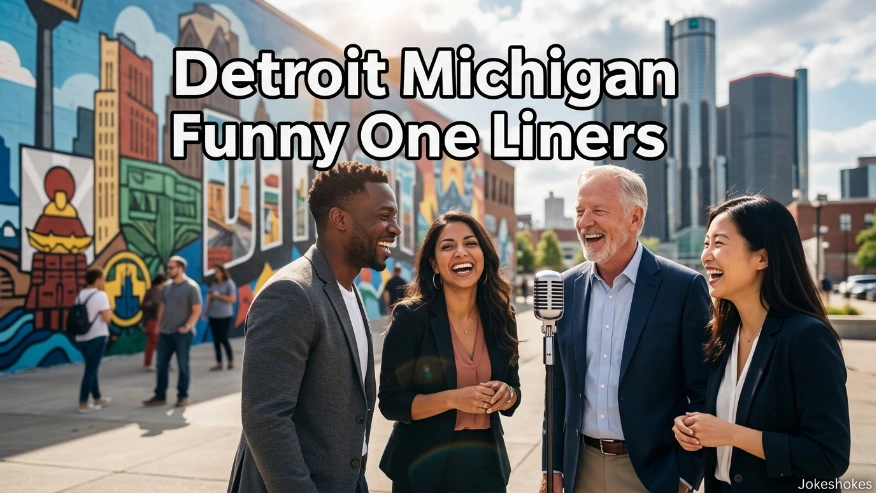 Detroit Michigan Funny One Liners