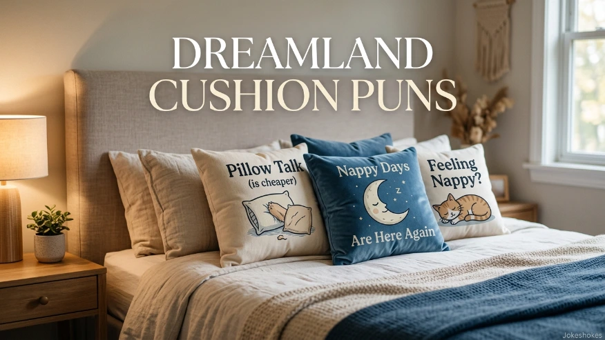 Dreamland Cushion Puns