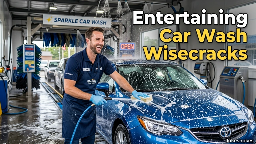 Entertaining Car Wash Wisecracks