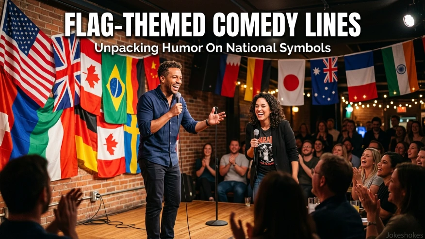 Flag-Themed Comedy Lines