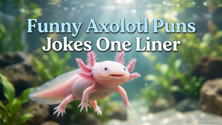 Funny Axolotl Puns Jokes One Liner