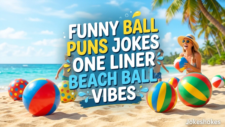 Funny Ball Puns Jokes One Liner Beach Ball Vibes
