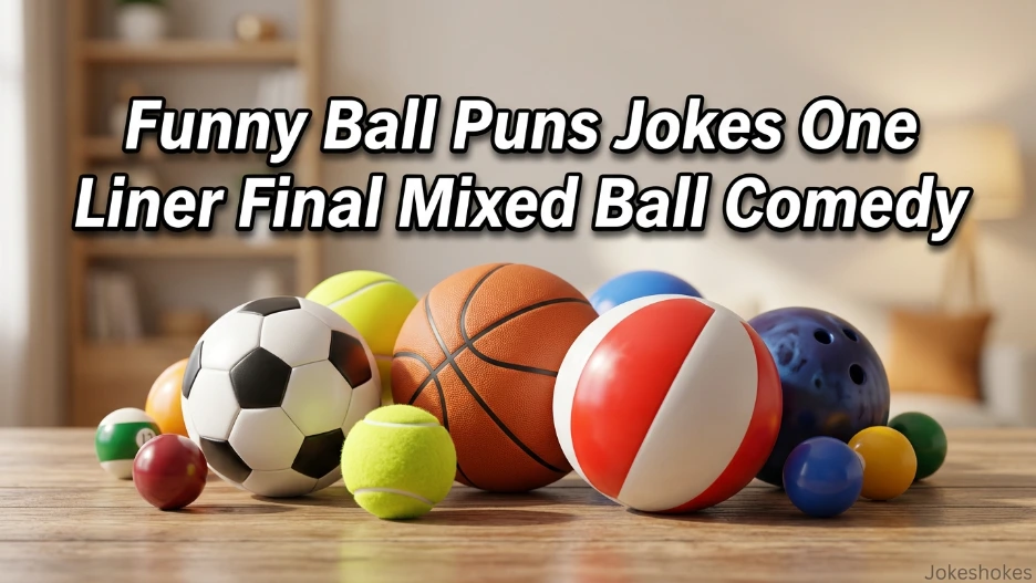 Funny Ball Puns Jokes One Liner Final Mixed Ball Comedy