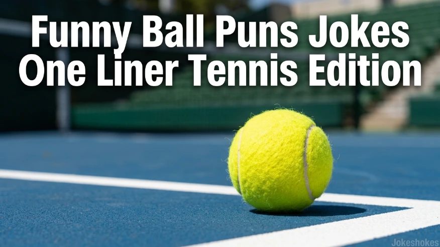 Funny Ball Puns Jokes One Liner Tennis Edition